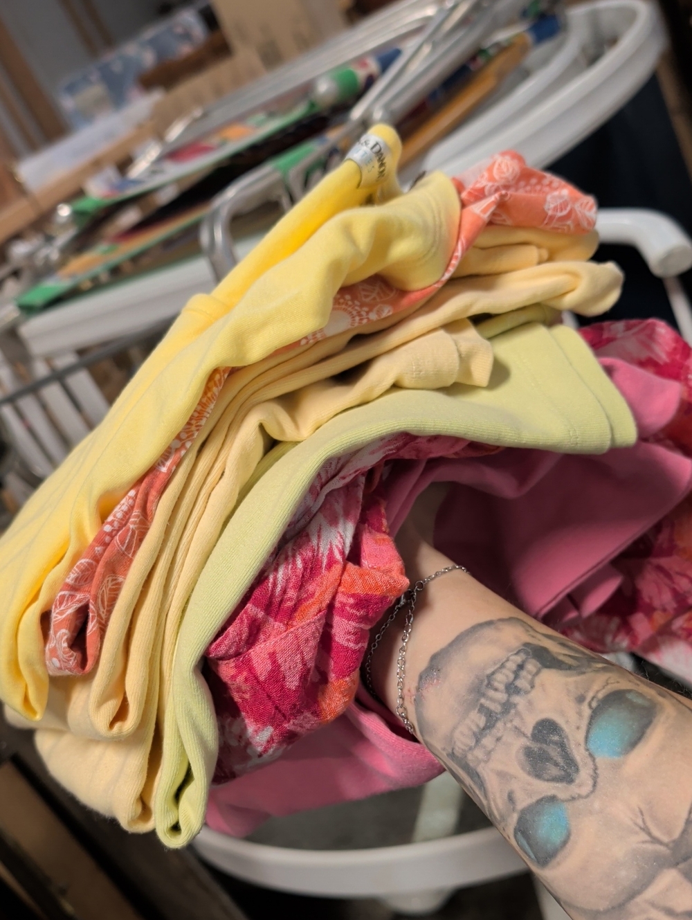 Bundle of 7 XL Petite Tops! Spring Colors